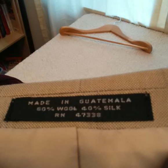 Jones NY Tan Wool/Silk Suit 44R - Picture 7 of 12